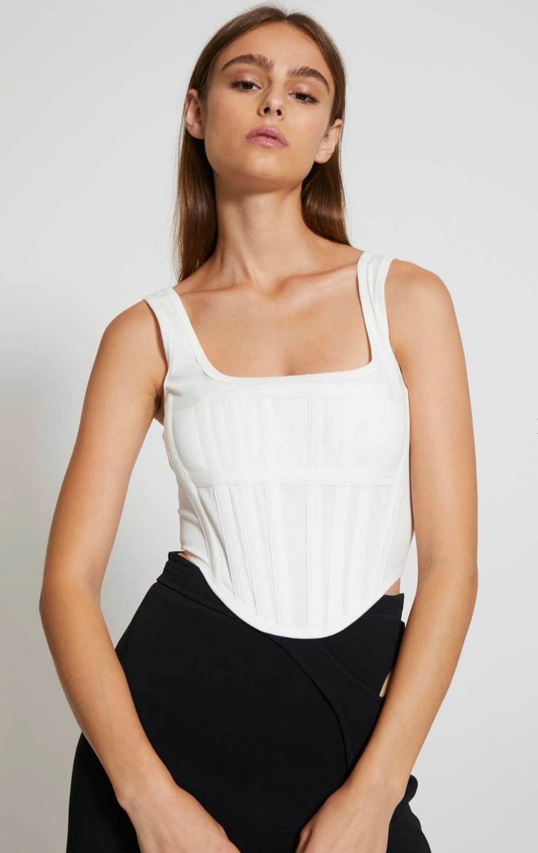 Dion Lee - Rib Jersey Corset (Size 6) photo 2