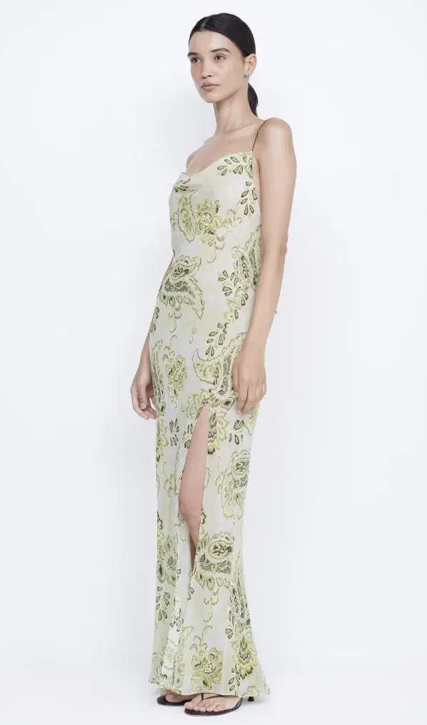 Bec & Bridge Lylou Maxi Dress in Lemon Paisley Size 8 photo 2