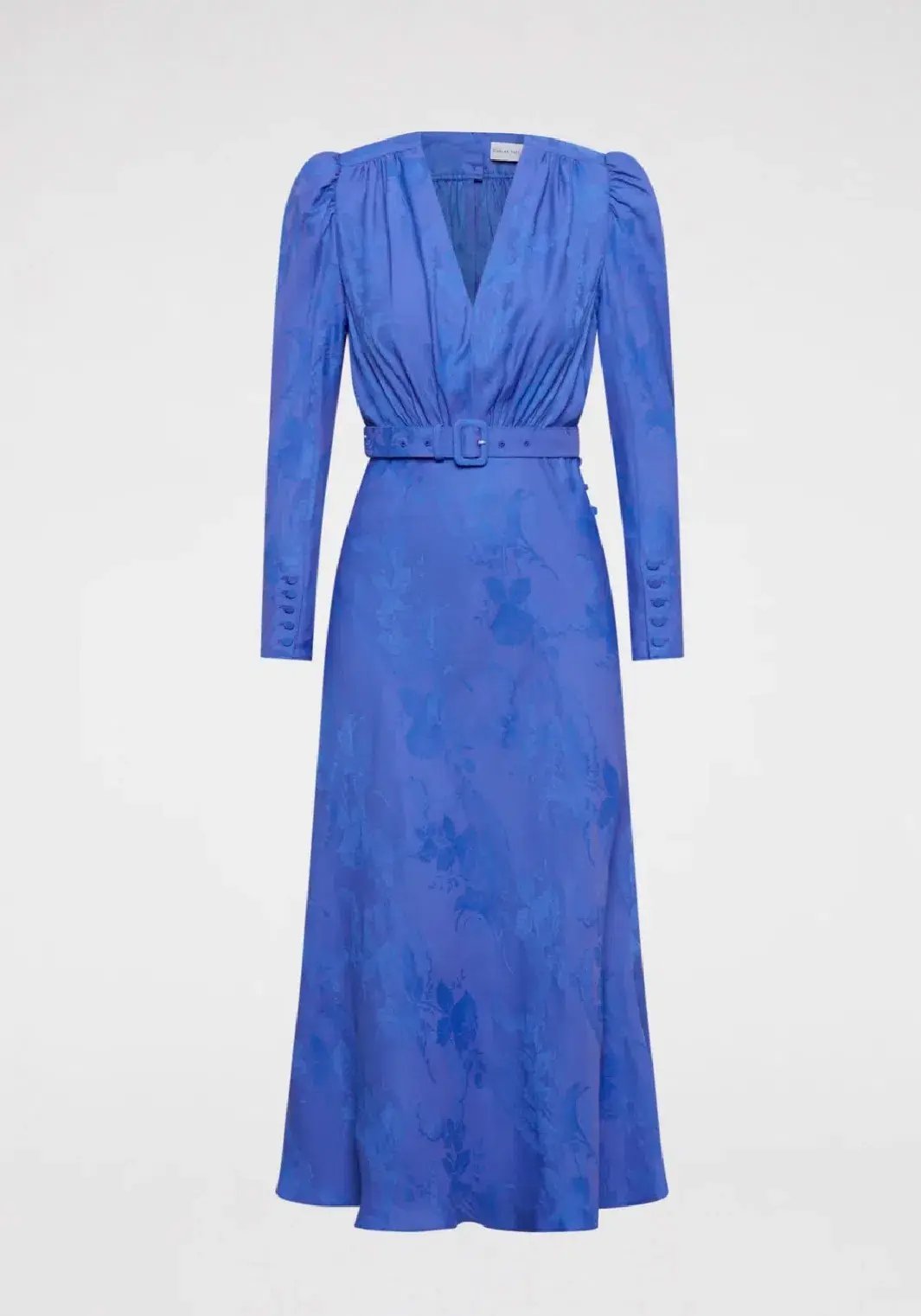 Scanlan Theodore French Jacquard Dress Blue Size 8 photo 3