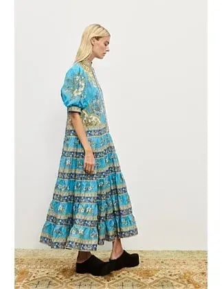 Alemais Cassie Tiered Midi Dress Size 10 photo 2