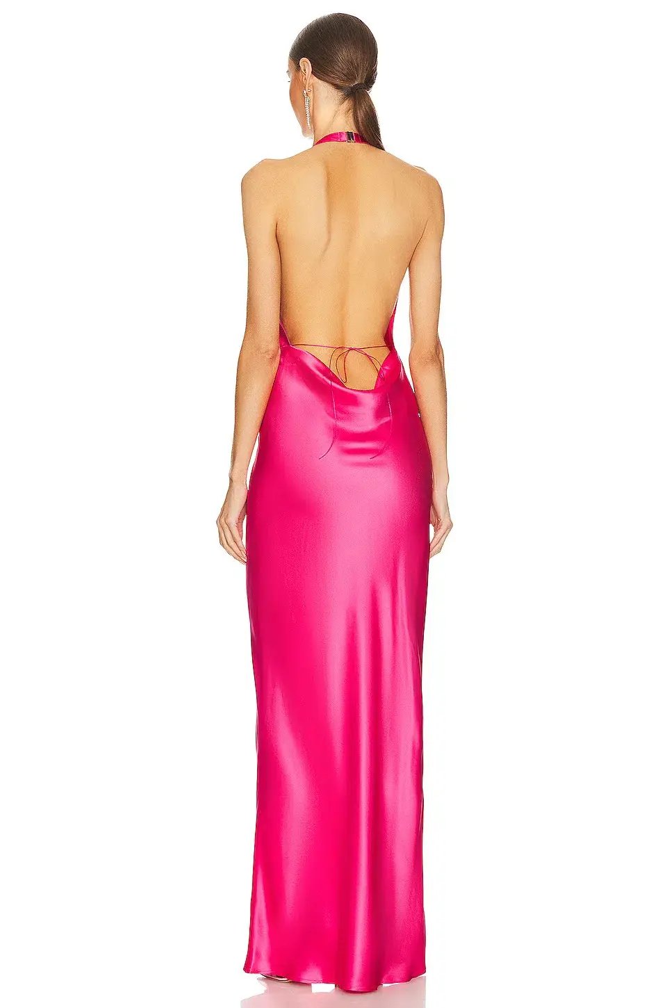 Natalie Rolt Angelica Gown Neon Pink Size 1 / AU 8 photo 3