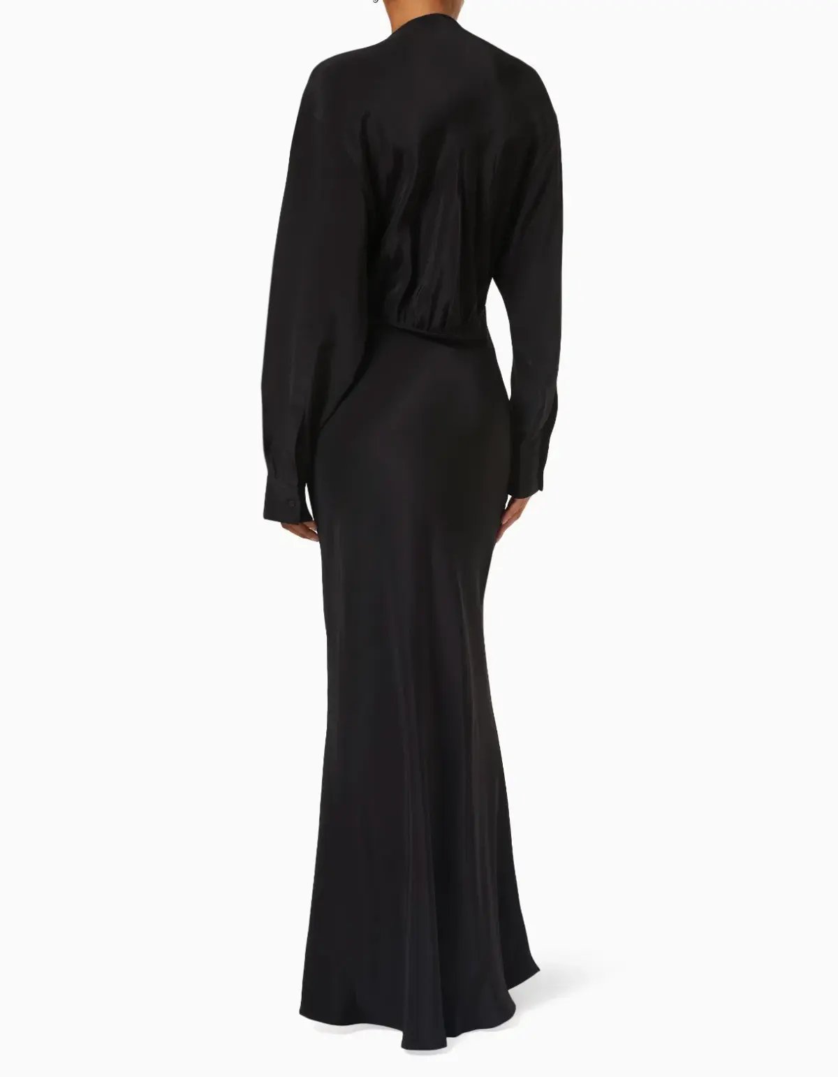 Christopher Esber Triquetra Maxi Dress Black Size 6 photo 3