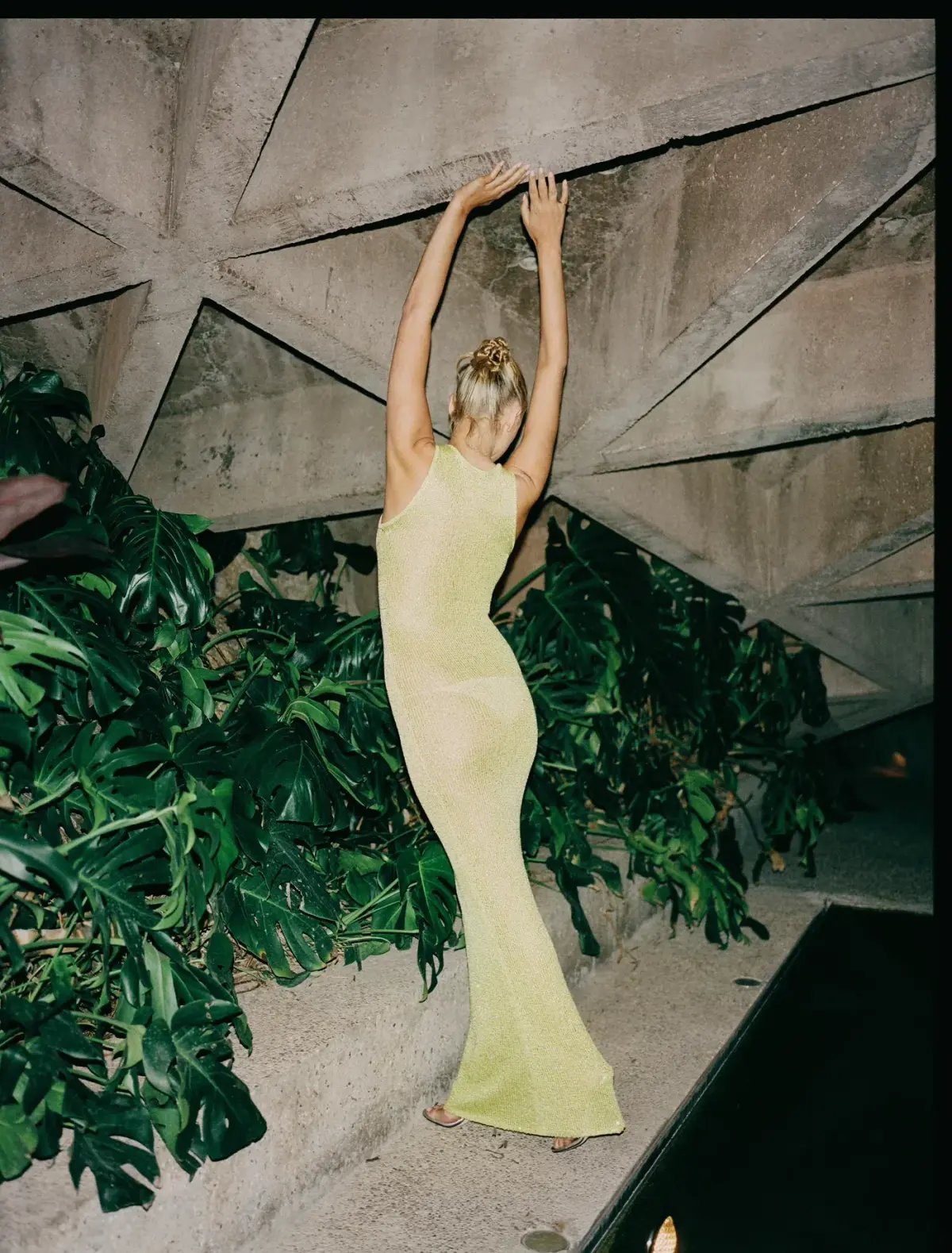 Asta Resort Natalia Dress Chartreuse Sequin Yellow Size M / AU 10 photo 3
