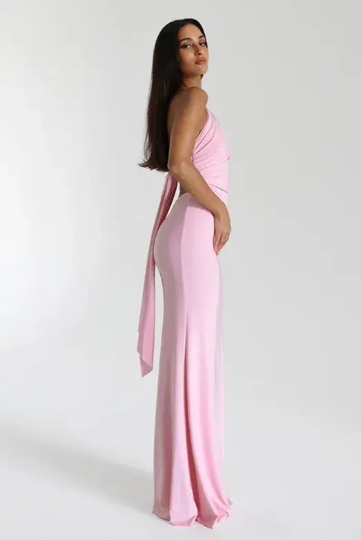 Natalie Rolt Fabienne Gown Blossom Pink Size 8 photo 3