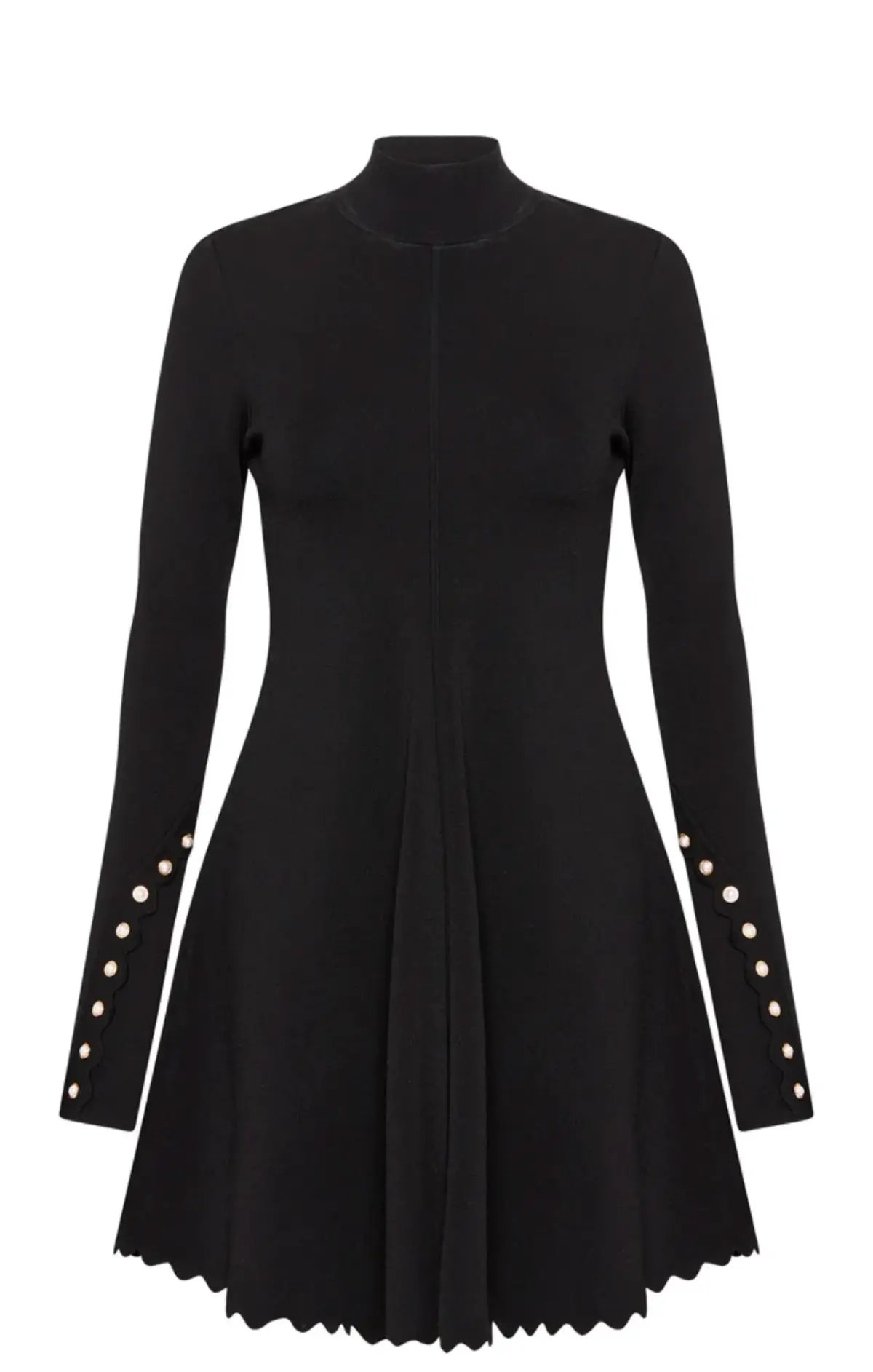 Aje  Sylvia Knit Mini Dress Black Size M / AU 10 photo 4