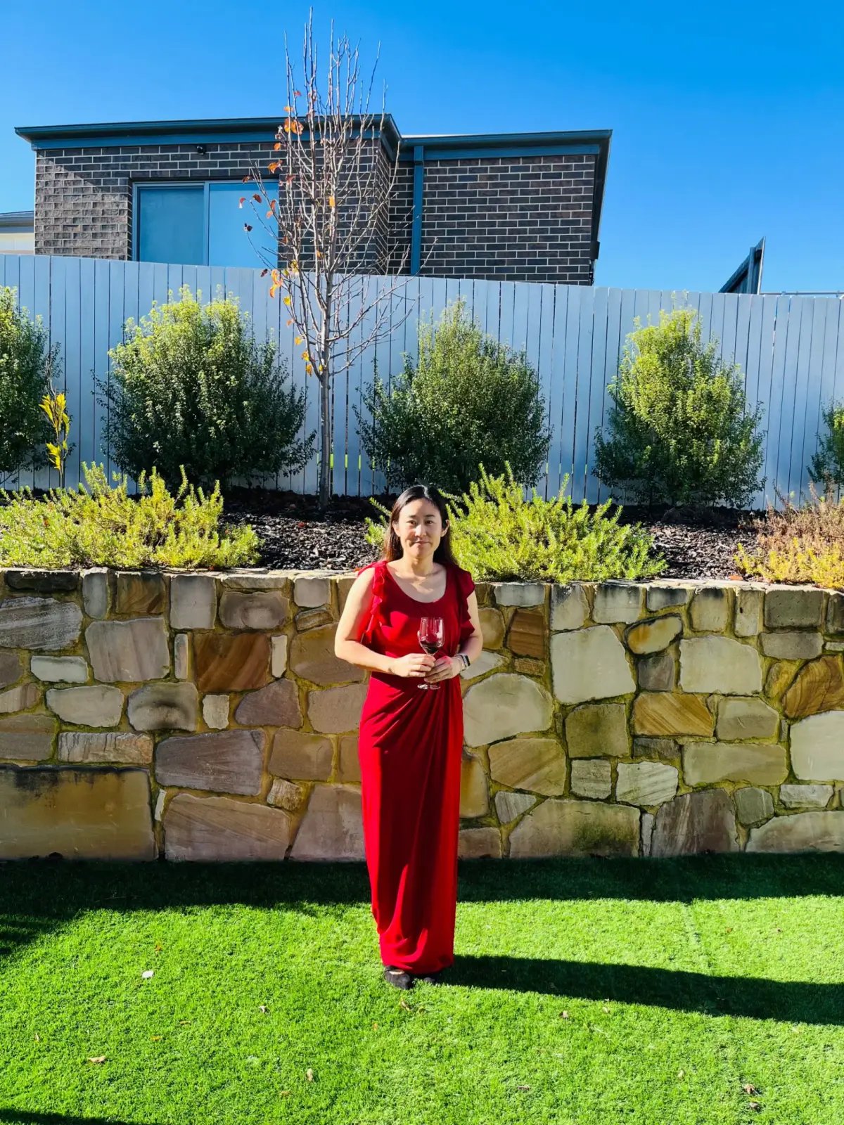 Phase Eight Donna Maxi Dress Red Size 10 photo 5