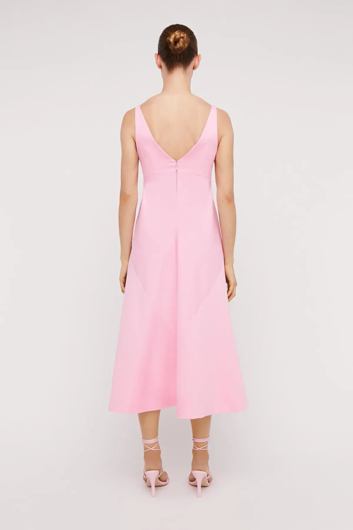 Scanlan Theodore Italian Cotton Dress Pink Size 6 photo 2