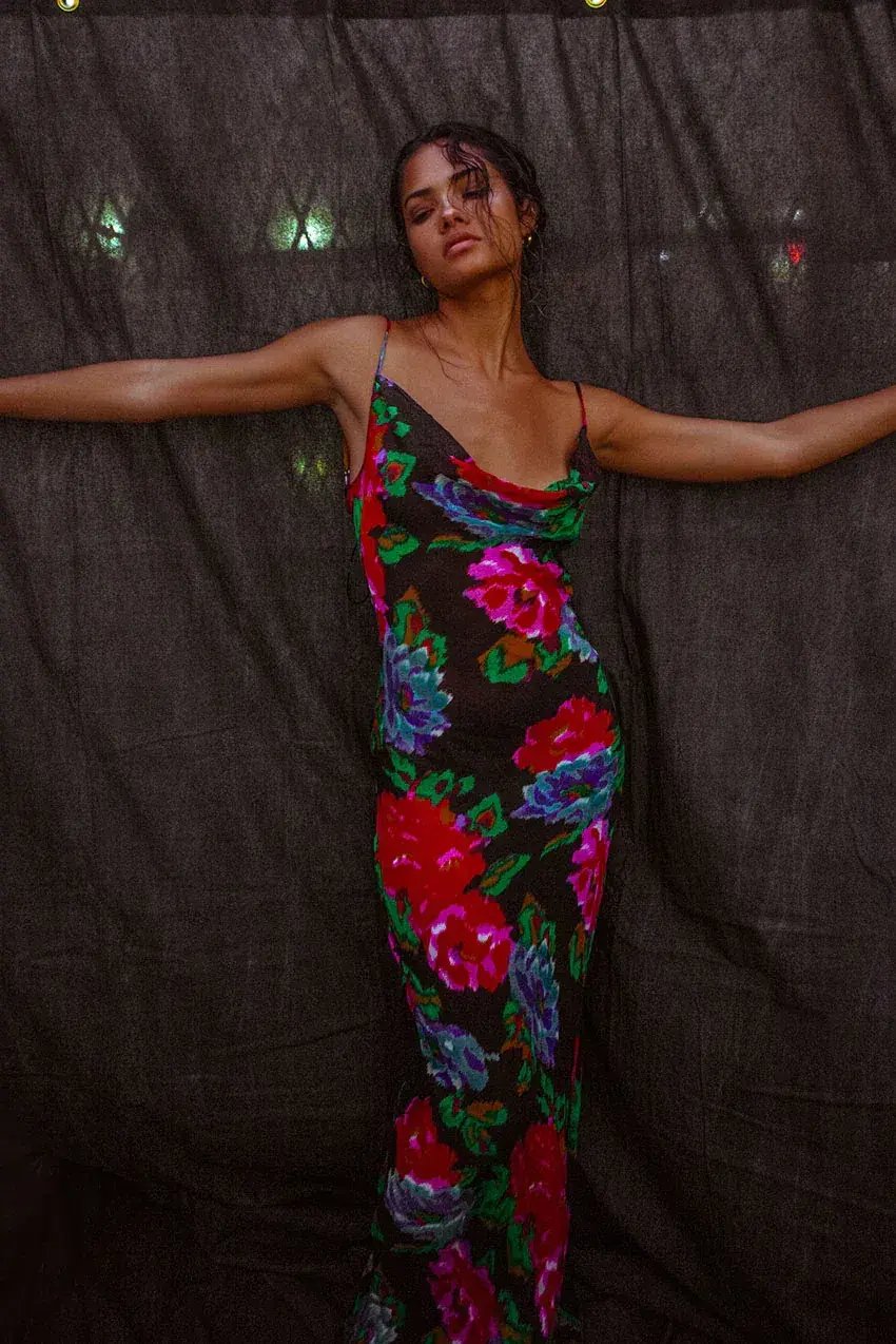 Rat & Boa Maxi Casablanca Dress Floral Size XS / Au 6 photo 2