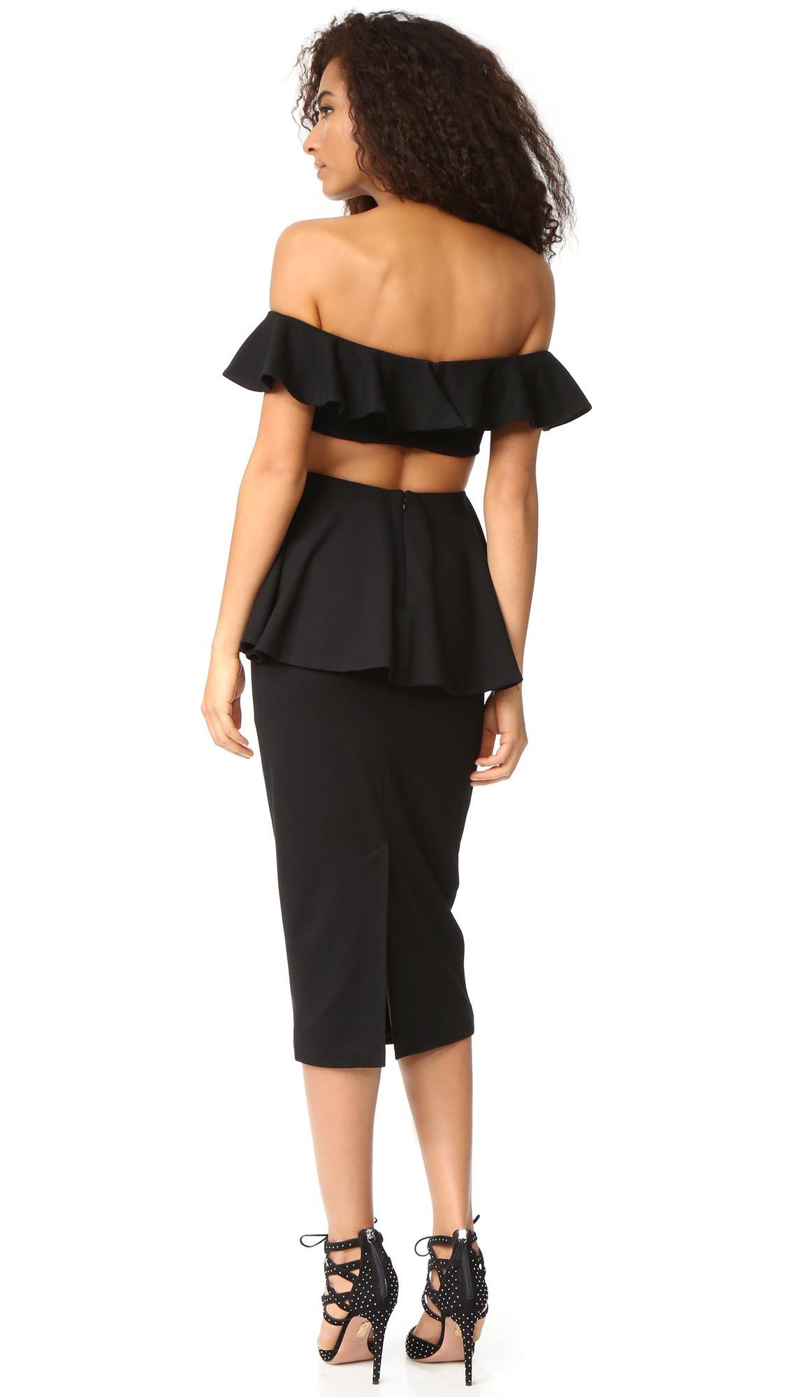 Fame and Partners Firefly Dress Black Size 6 photo 5