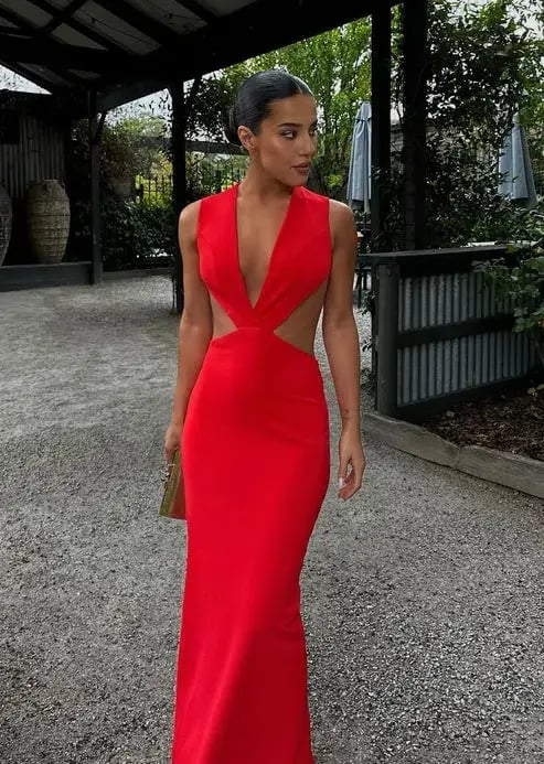 Effie Kats Valencia Gown in Orange Size M / AU 10 photo 3
