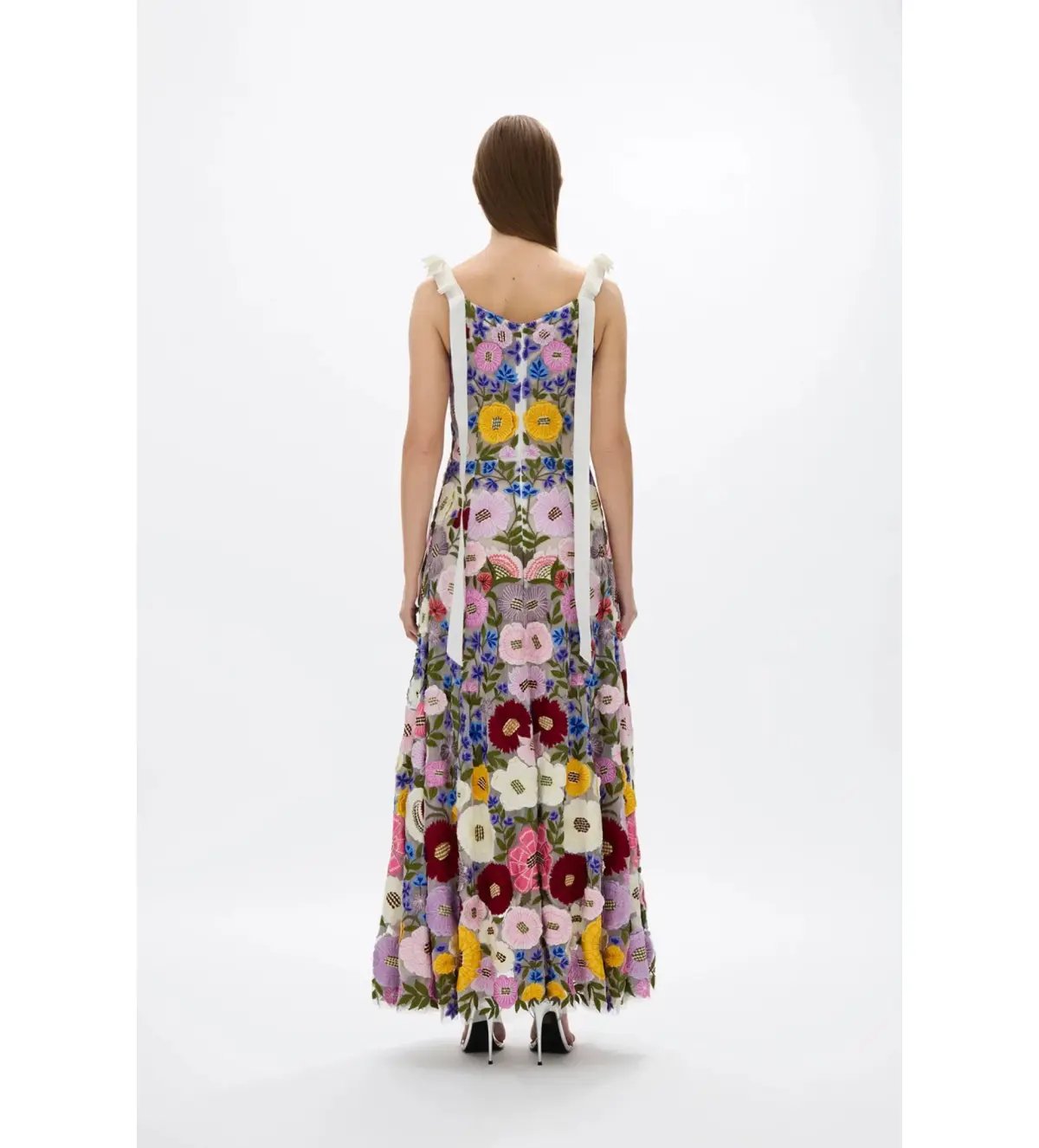 Rachel Gilbert Nya Gown in Multi floral Size 5/ AU 16 photo 4