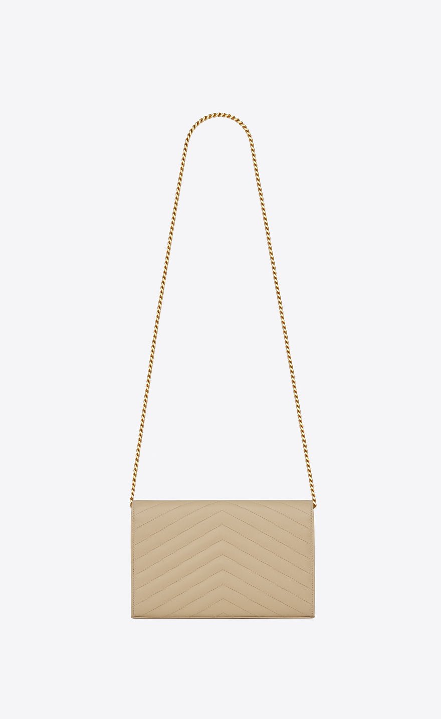 Saint Laurent Monogram Beige Chain Wallet photo 2