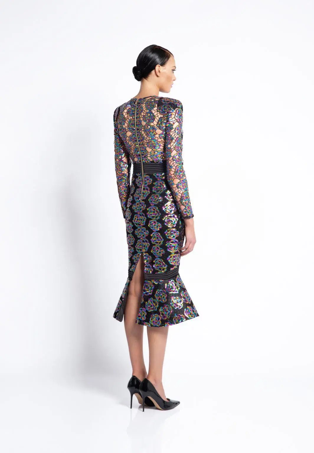 Zhivago Mokai Nights Midi Dress in Multi Size 8 photo 2