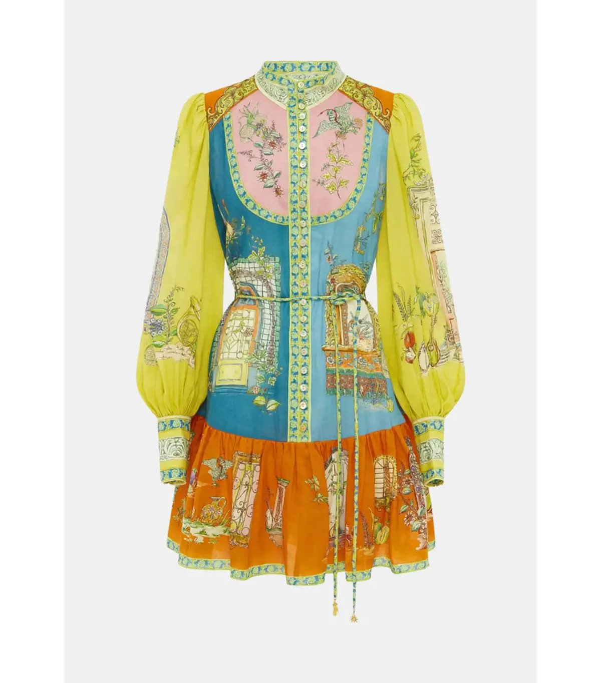 Alemais Monti Mini Dress Multi Size AU 10 photo 5