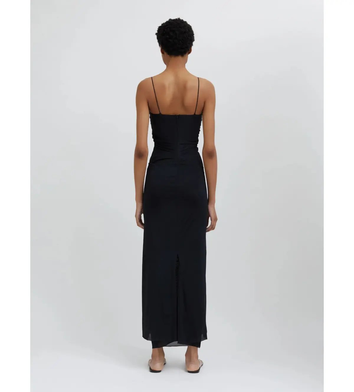 Christopher Esber Molded Venus Maxi Dress Black Size AU 6 photo 3