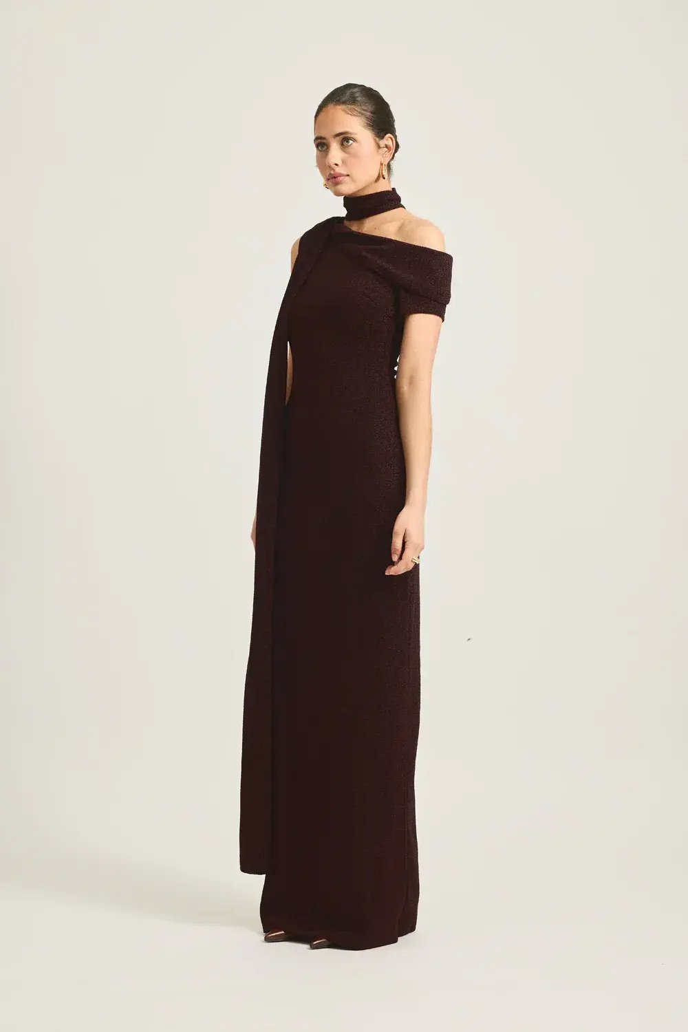 Tojha Izara Maxi Dress Brown Size AU 8 photo 2