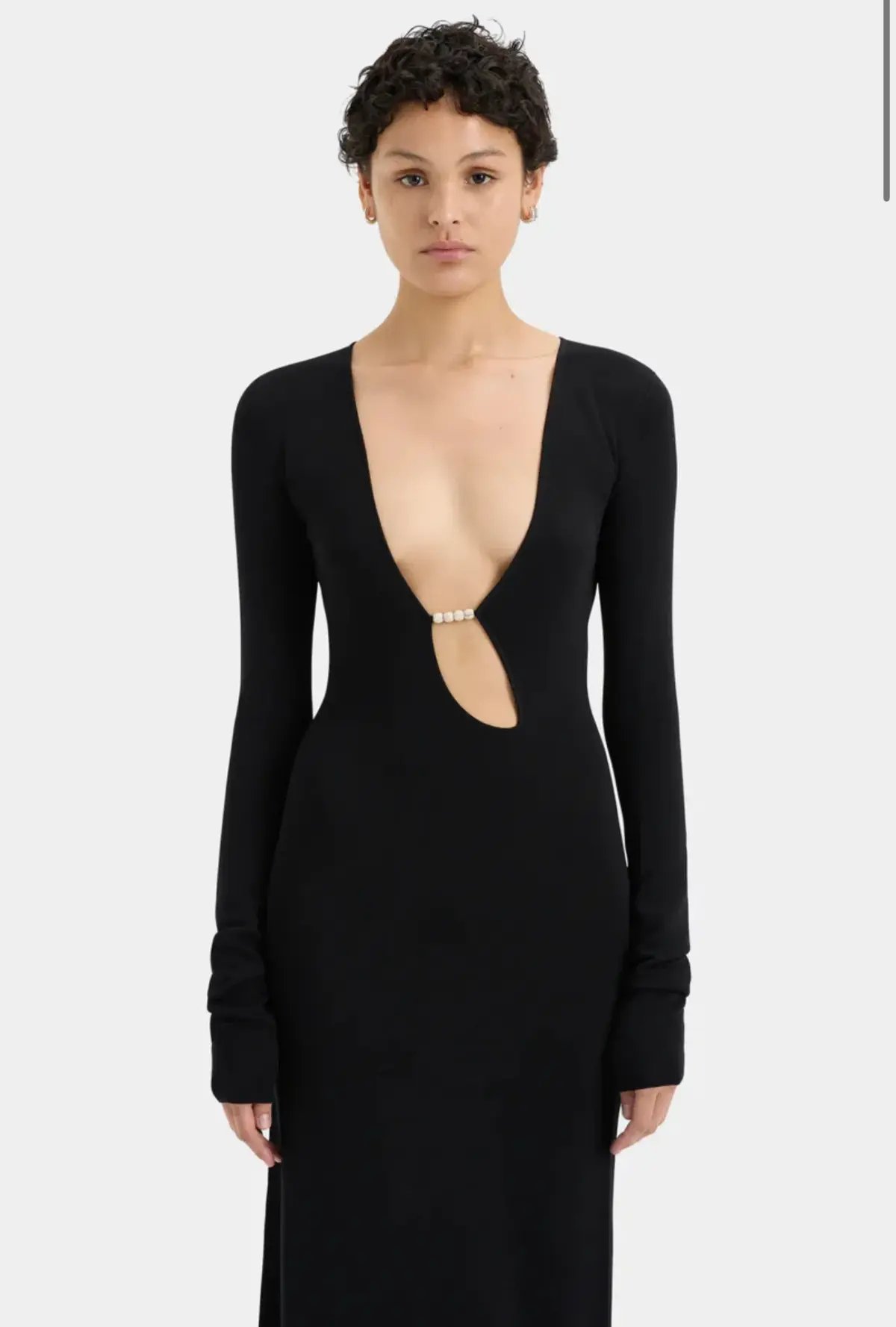 Sir The Label  Kinetic Beaded Maxi Dress Black Size 3 / Au 12 photo 3