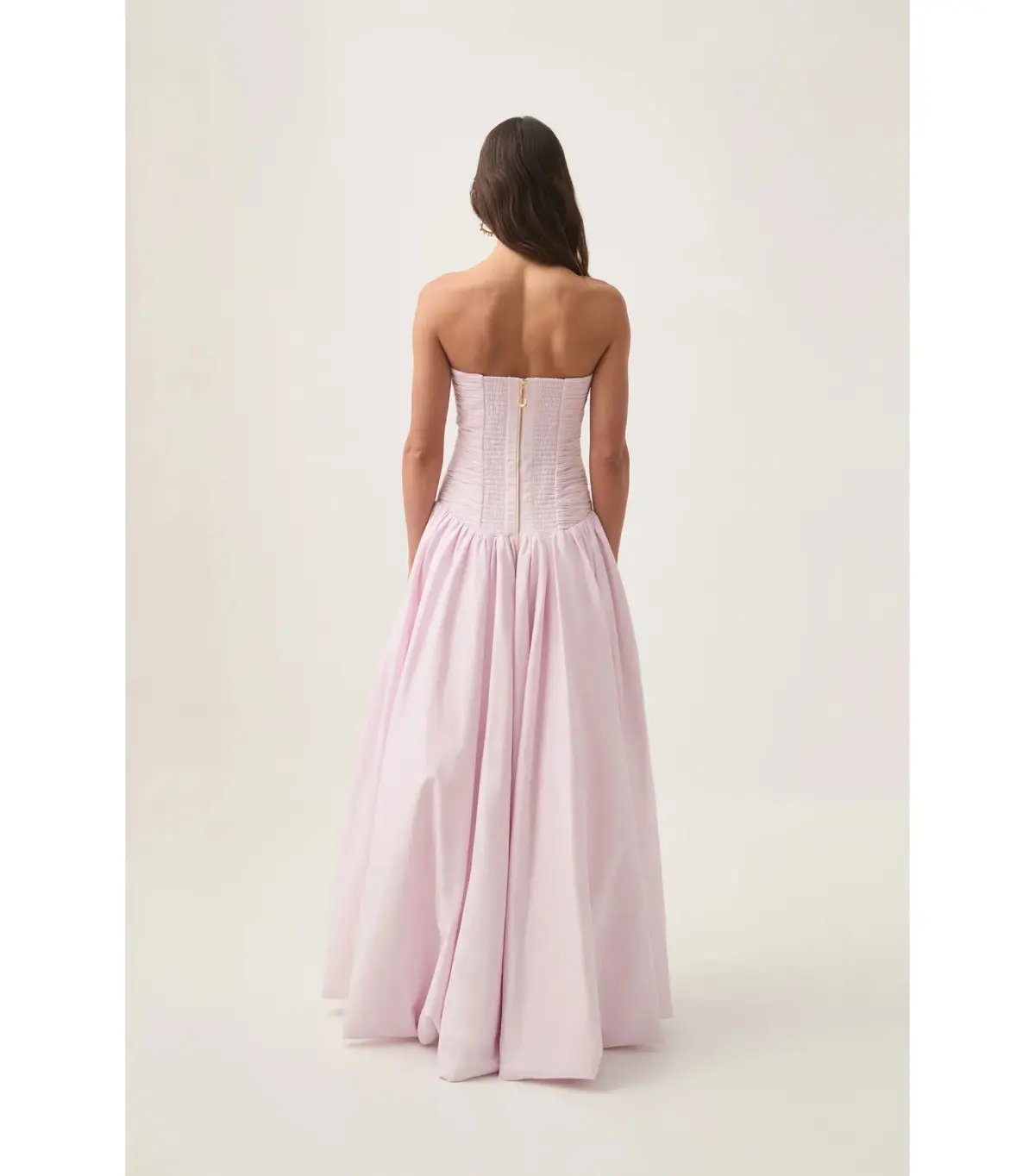 Aje Violette Bubble Hem Maxi Dress Pastel Pink Size AU 6 photo 2