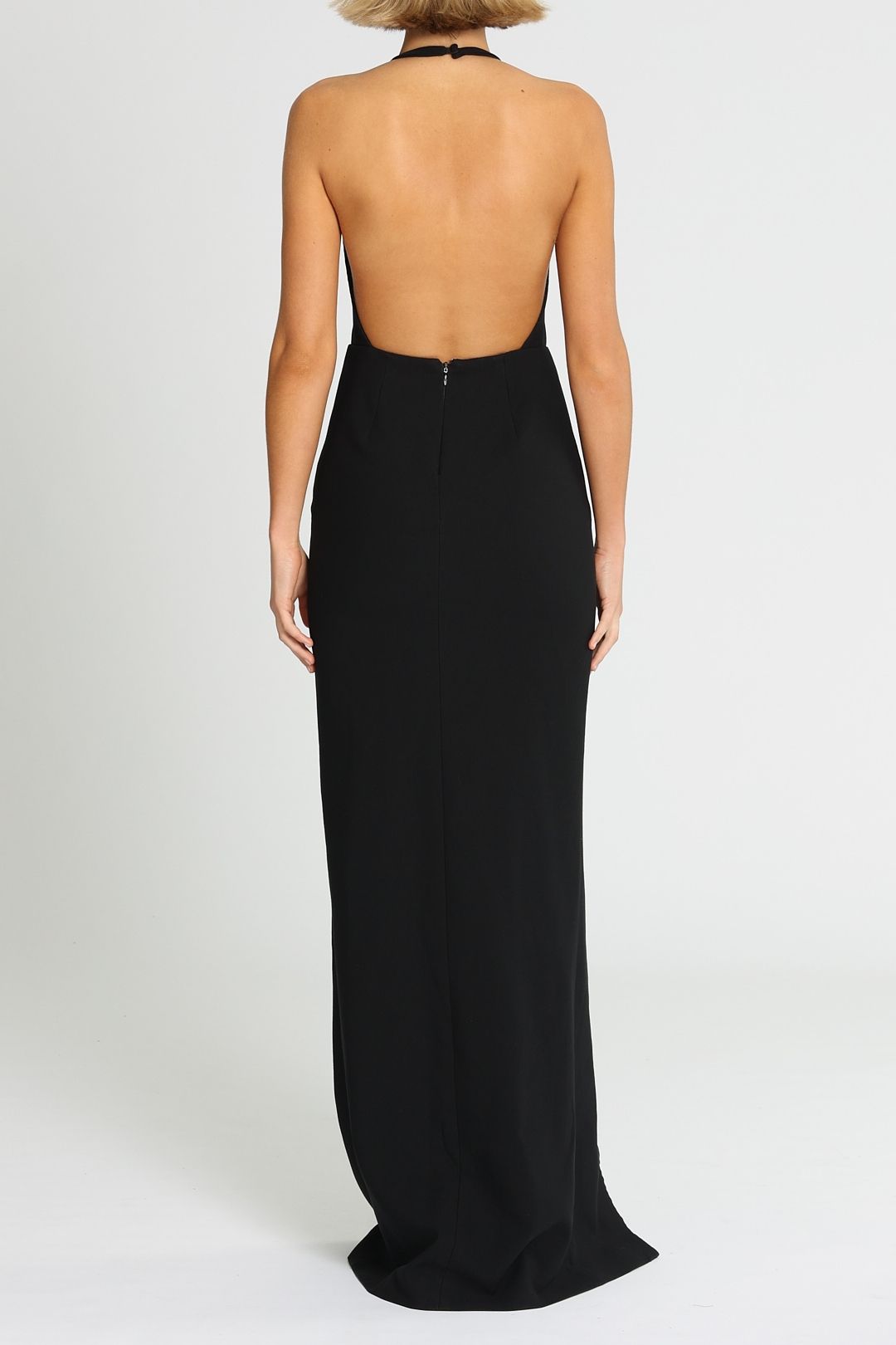 Ventus Halter Neck Twill Gown photo 3