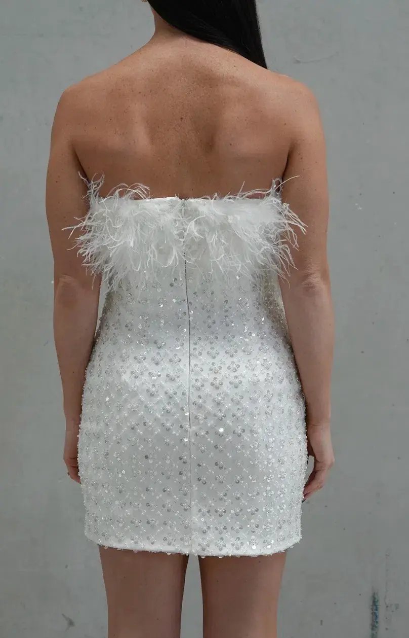 Nadine Merabi Harlow Mini Size White AU 10 photo 3