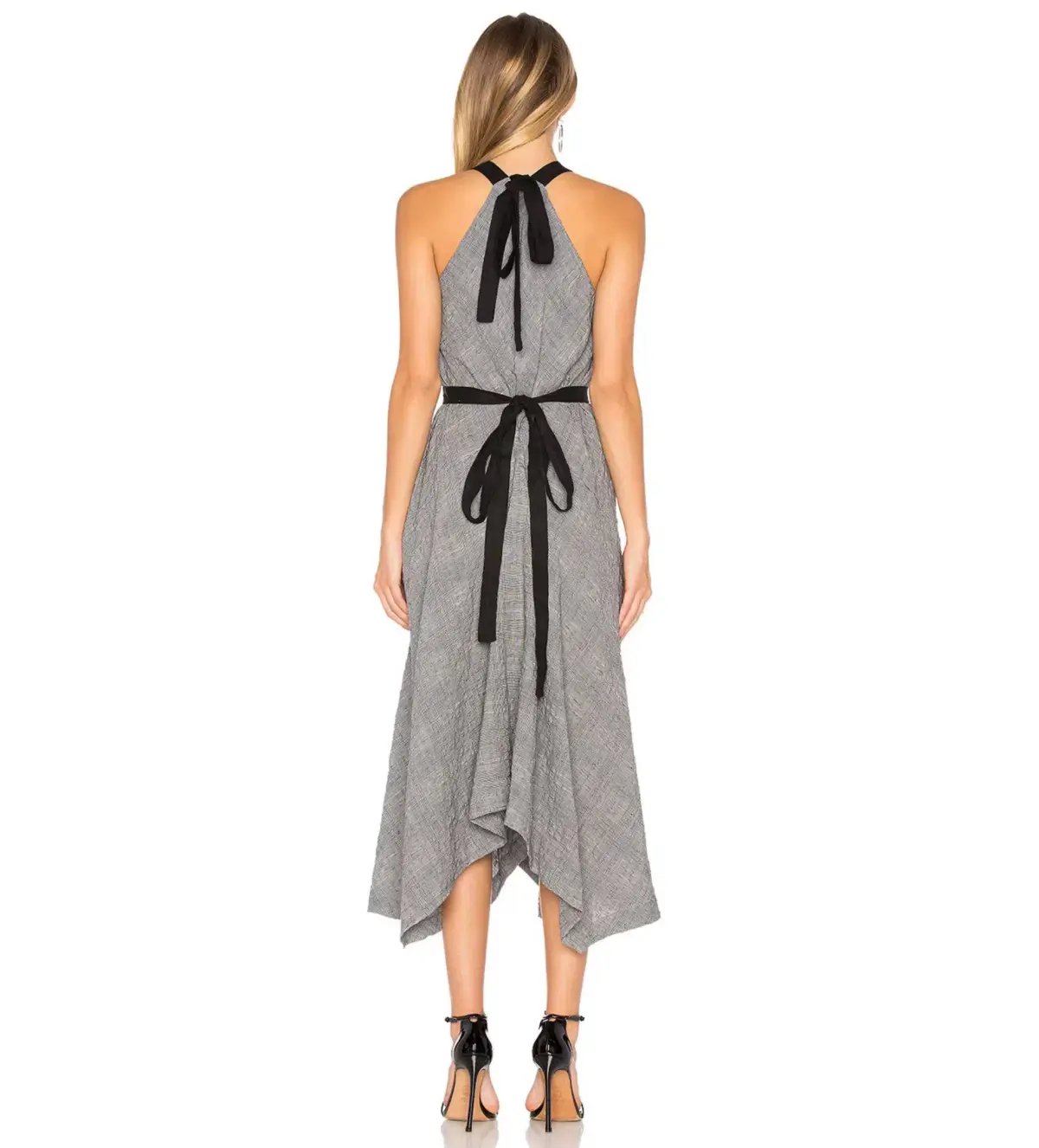 KITX Peace Dress In Grey/black Size 8 photo 2