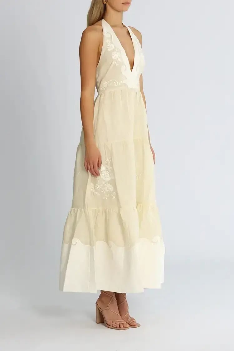 Alice McCall Marie Midi Dress in White Size 10 photo 2