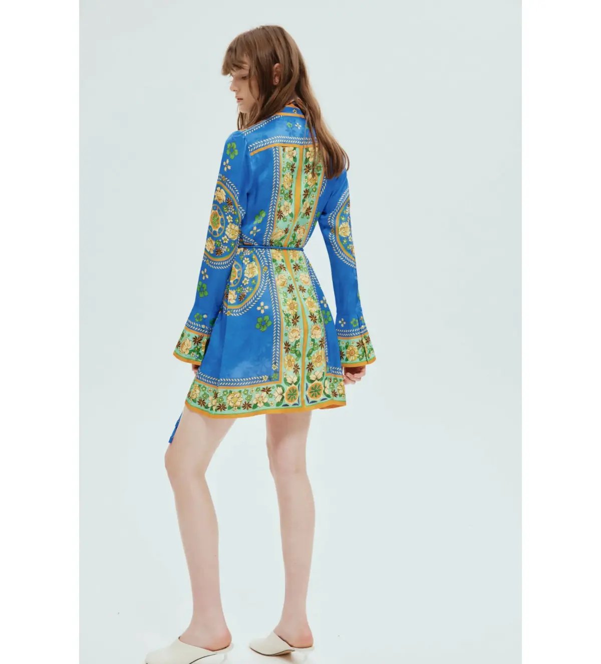 Alemais Linda Mini Dress Multi Floral Size 14 photo 3