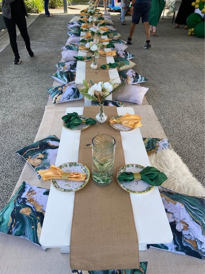 Picnic Party table Set up Hire photo 7