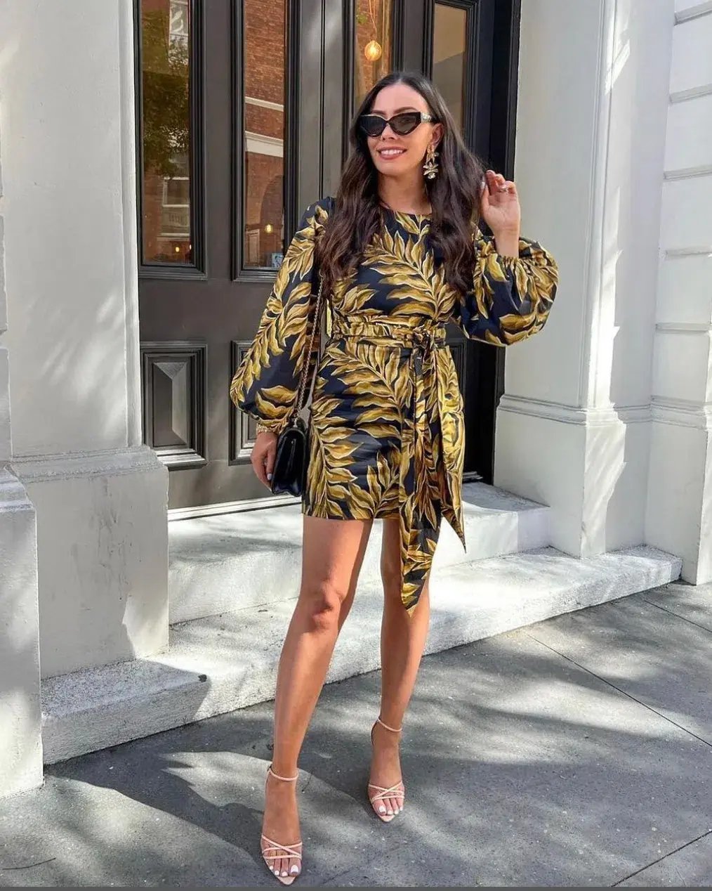 Pasduchas Elody Shell Mini Dress Print Size 14 photo 2