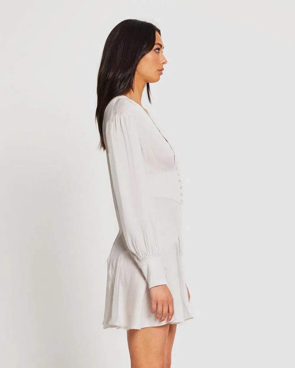 Alice McCall Stone Mexicola Mini Dress Grey Size AU 12 photo 2