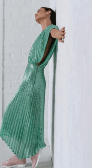 Flannel- Smoke and Mirrors Dress in mint size 6 photo 4