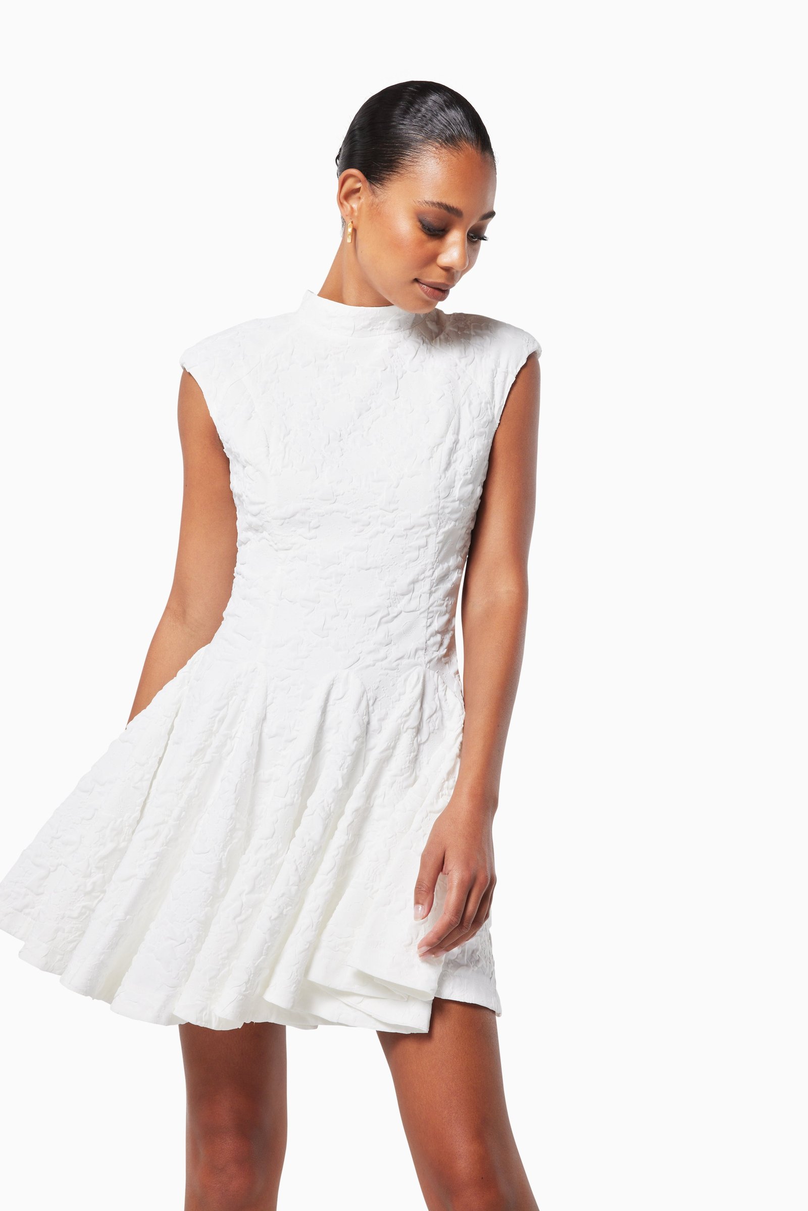 ELLIATT VILLANDRY DRESS - WHITE photo 11