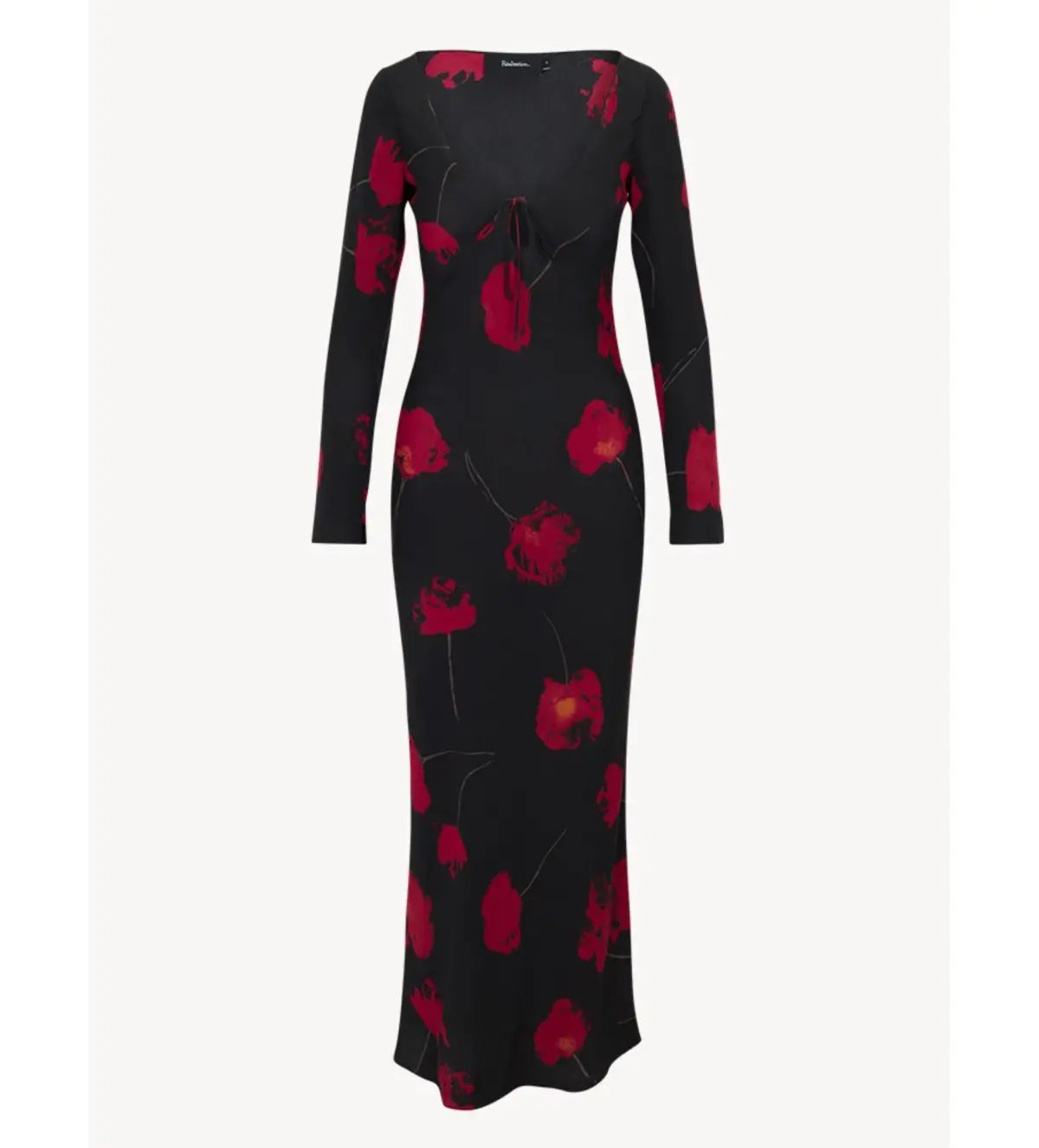 Realisation Par The Selma Maxi Dress in Euphoria Noir Size AU 8 photo 3