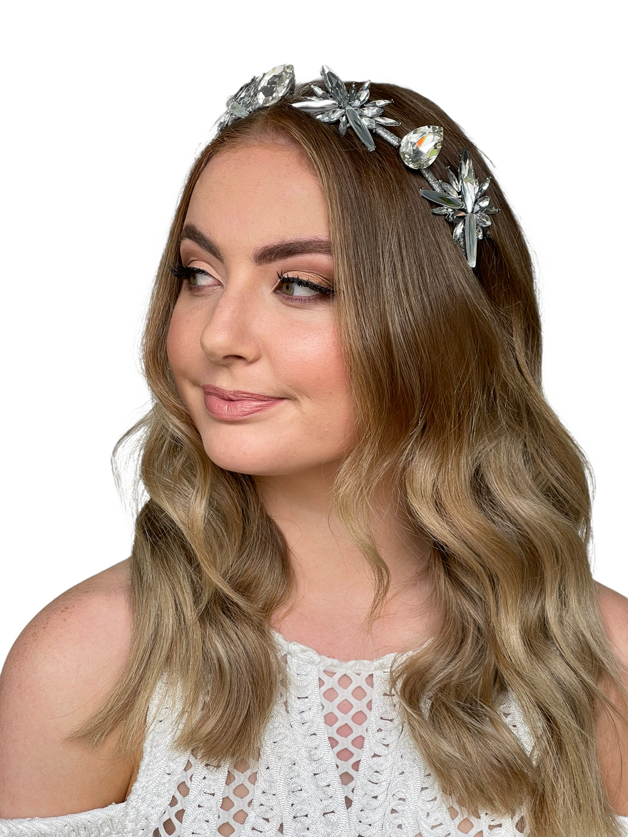 Jeanette Maree Grace Headband Silver photo 2