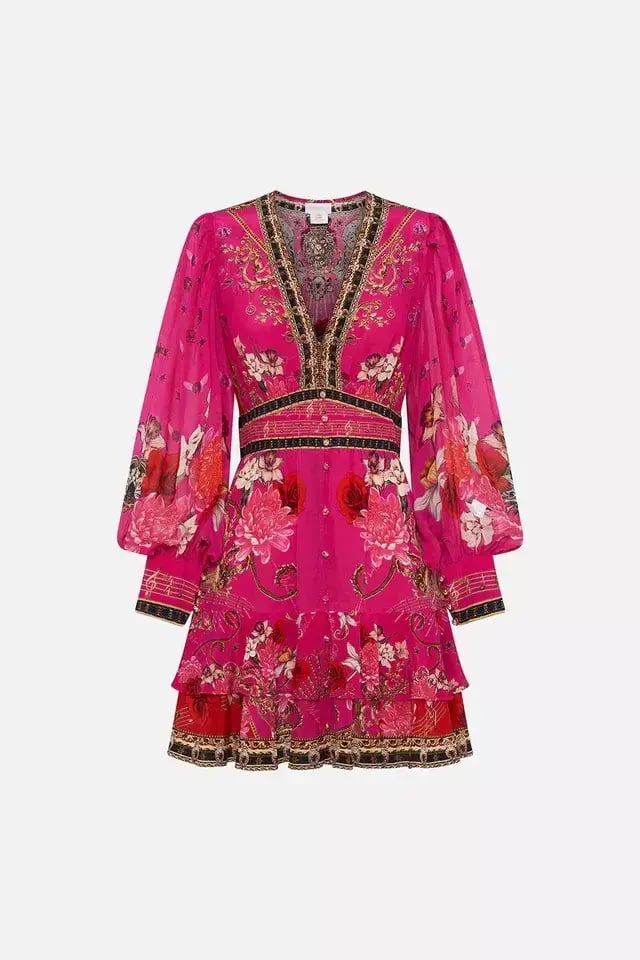Camilla x Robbie Williams Button Front Frill Dress pink XXS What Happens on TOUR photo 14