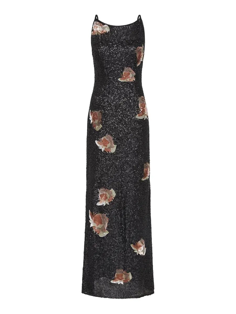 Moss and Spy Greta Gown Black Size AU 12 photo 4
