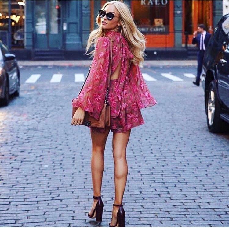 Zimmermann Karmic Flare Sleeve Playsuit Pink Paisley Chintz Size 0 / AU 8 photo 12
