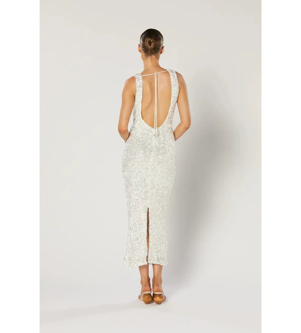 Winona Zeox Midi Dress White Size AU 6 photo 2