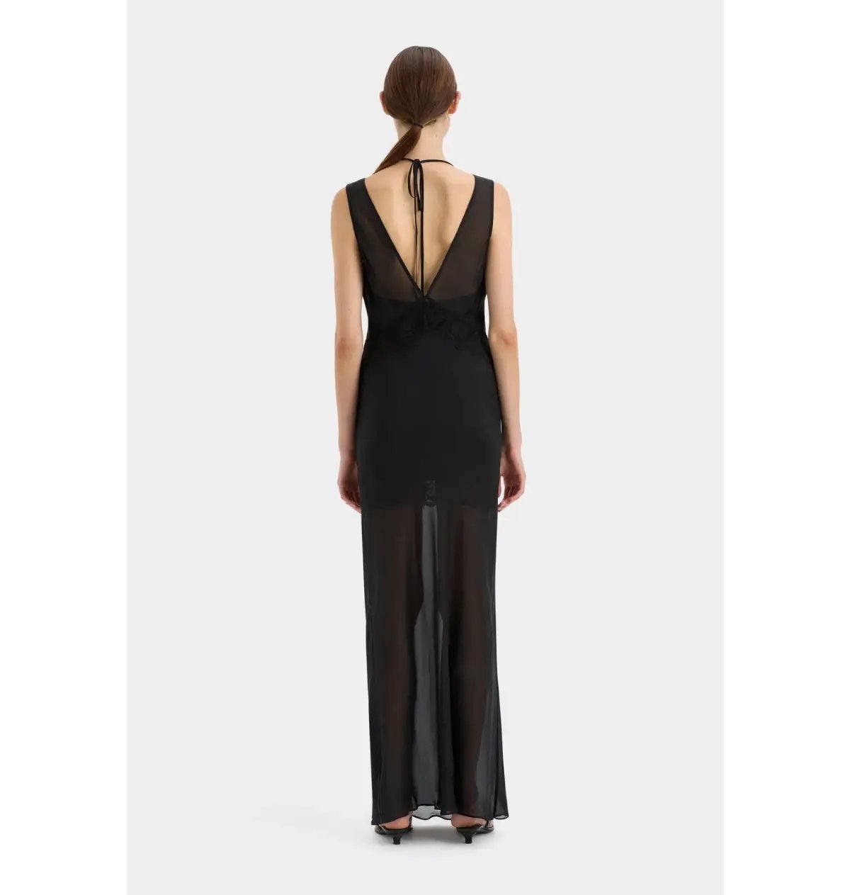 Sir the Label Avellino Lace Layered Dress Black Size AU 14 photo 2