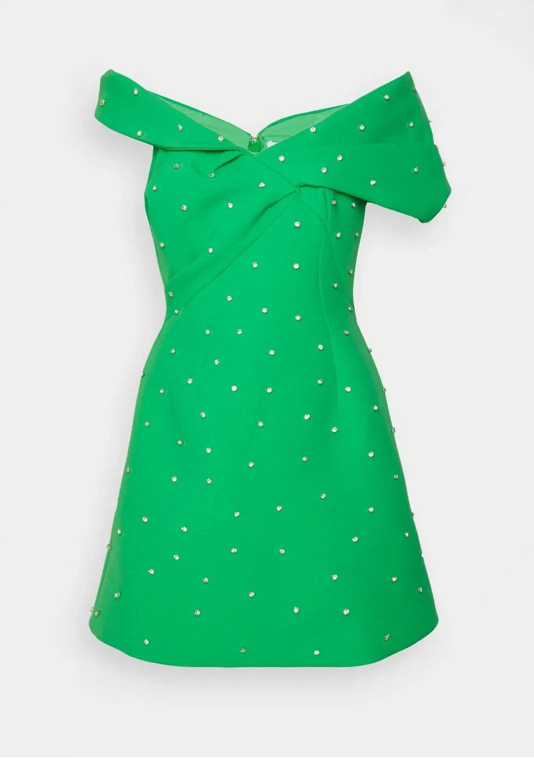 Rachel Gilbert Matteo Beaded Mini Dress Green Size 4/AU14 photo 5