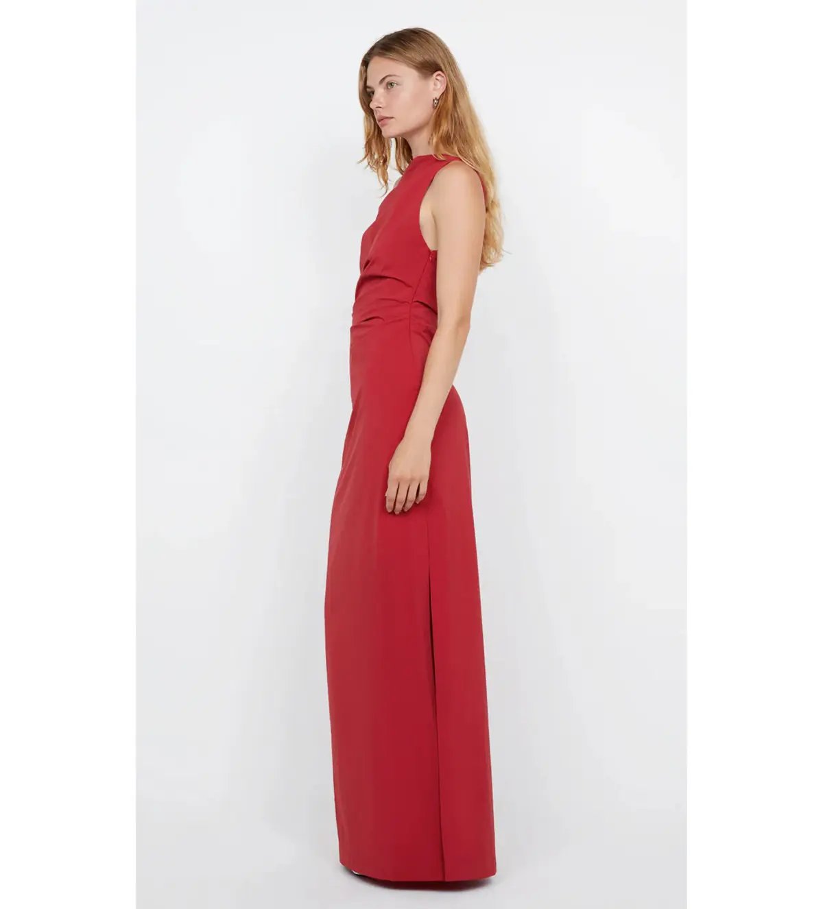 Bec and Bridge Angelina Asym Maxi Dress in Cherry Size S /  AU 8 photo 3