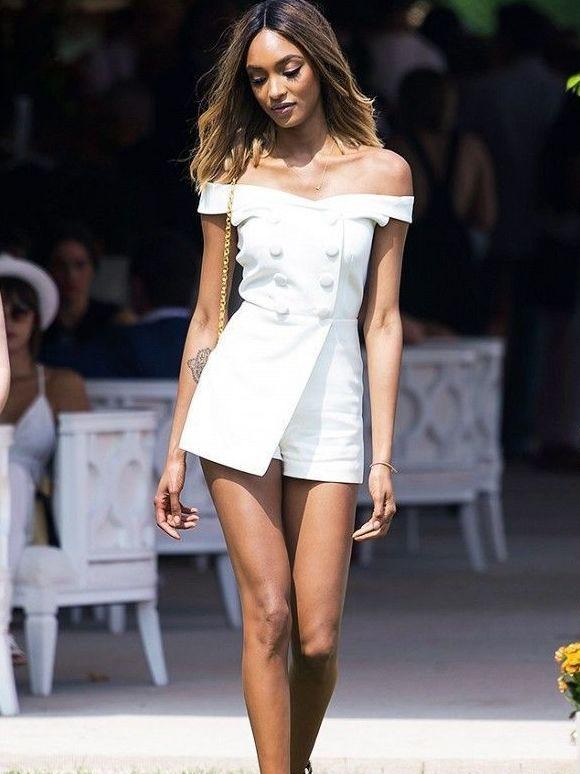 MISHA Carmela Playsuit White Size 8 photo 4