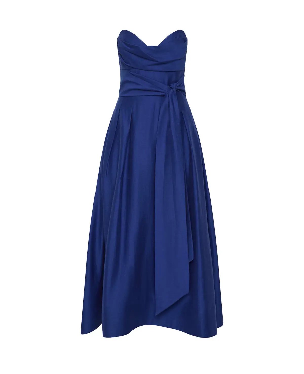 Rebecca Vallance Cera Strapless Midi Dress Blue Size 4 photo 5