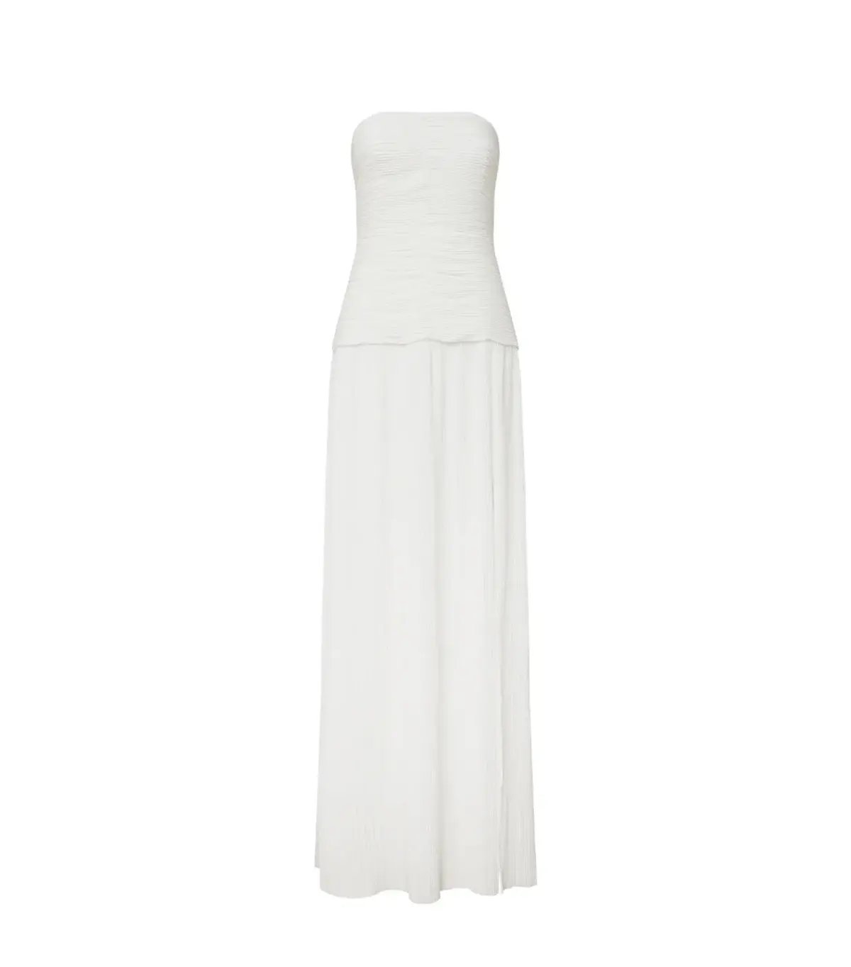 Manning Cartell Double Time Pleat Strapless Dress White Size AU 8 photo 5