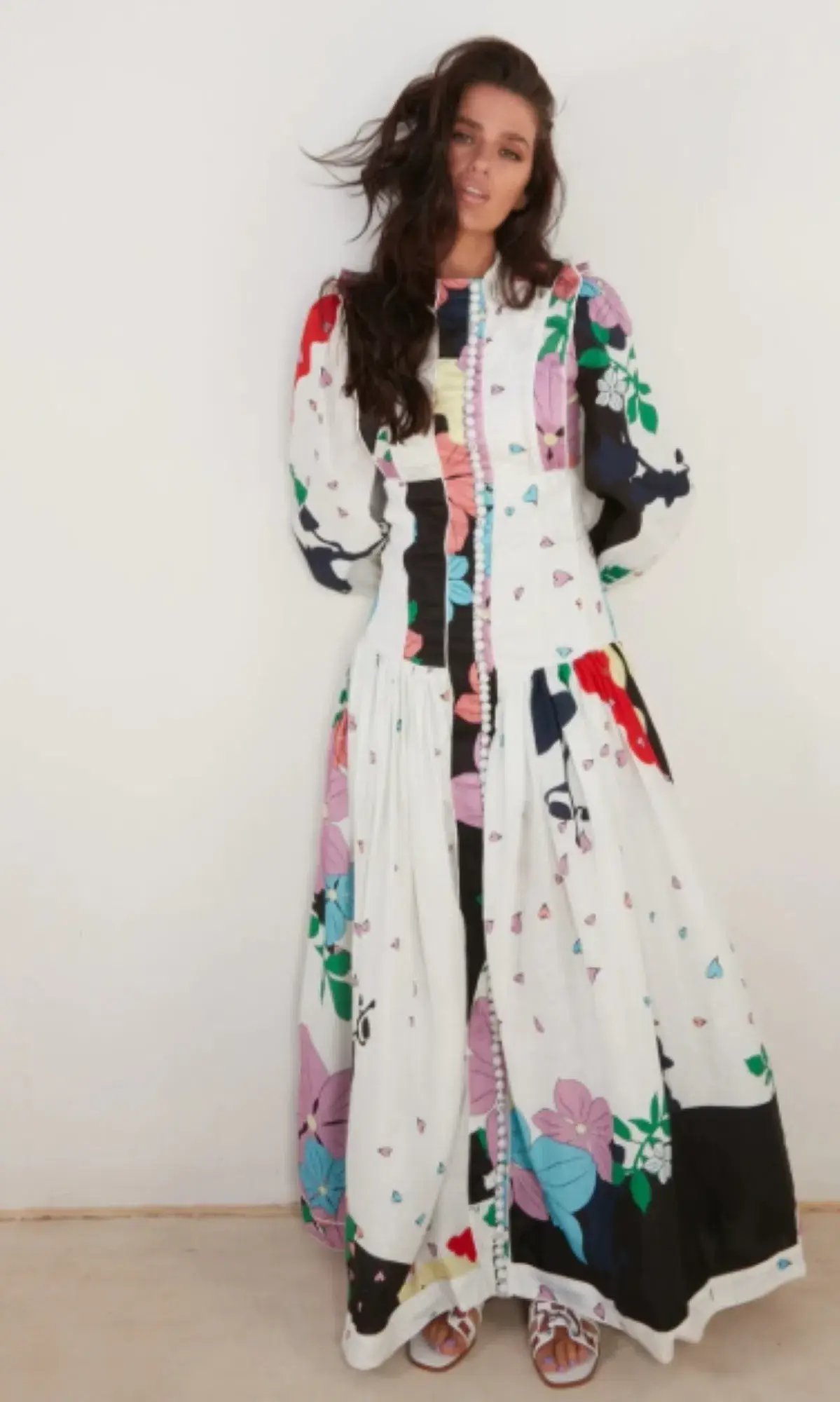 Mackenzie Mode Button Me Up Maxi Love Hearts Size 10 photo 2