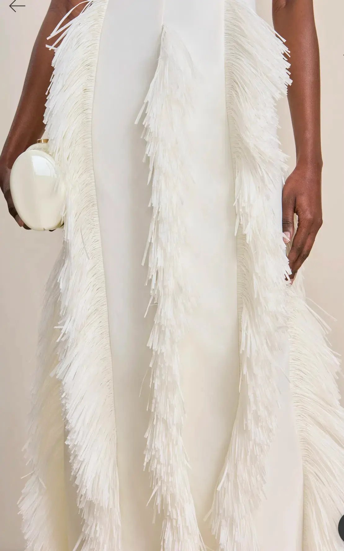 Cult Gaia Freya Gown Off White size XS photo 3