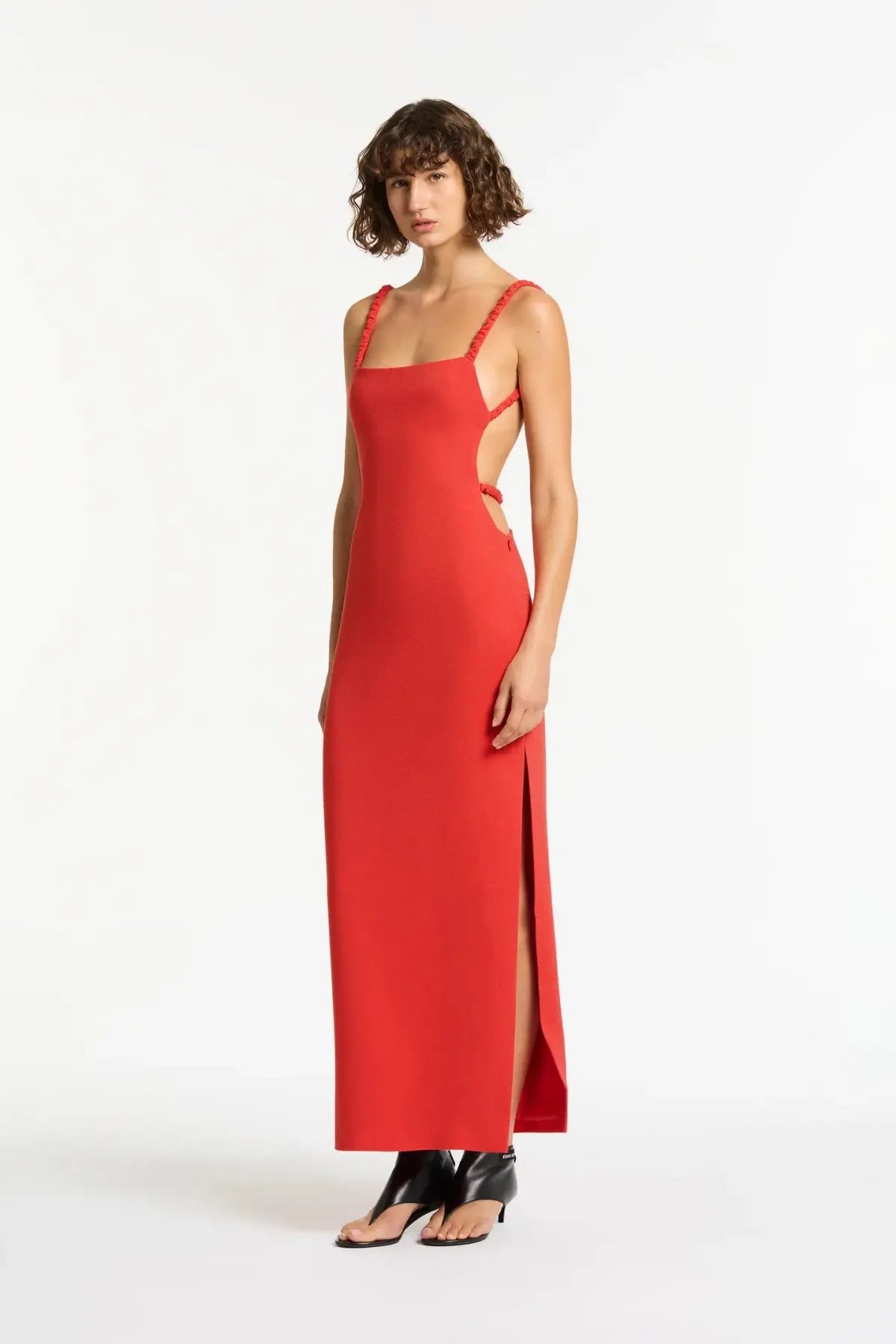 Sir the Label Spoerri Backless Gown Red Size 8 photo 3