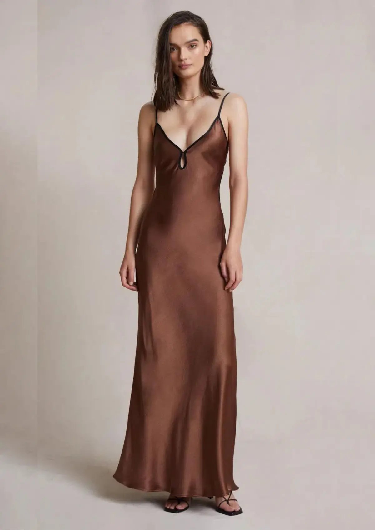 Bec & Bridge Cedar City Maxi Dress Brown Size 8 photo 2