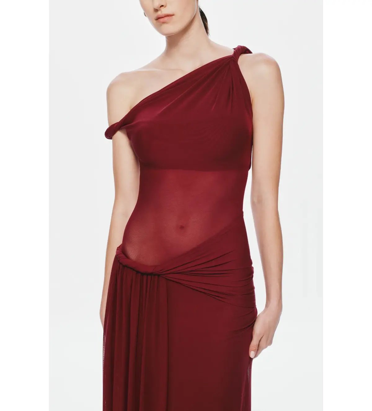 Misha Sisal Mesh Maxi Dress Port Size AU 8 photo 4