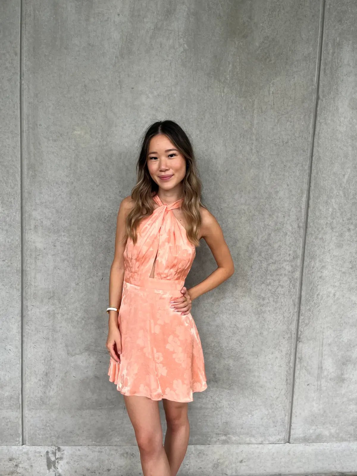 Alice McCall Memory Lane Satin Mini in Guava Size XS / AU 6 photo 5